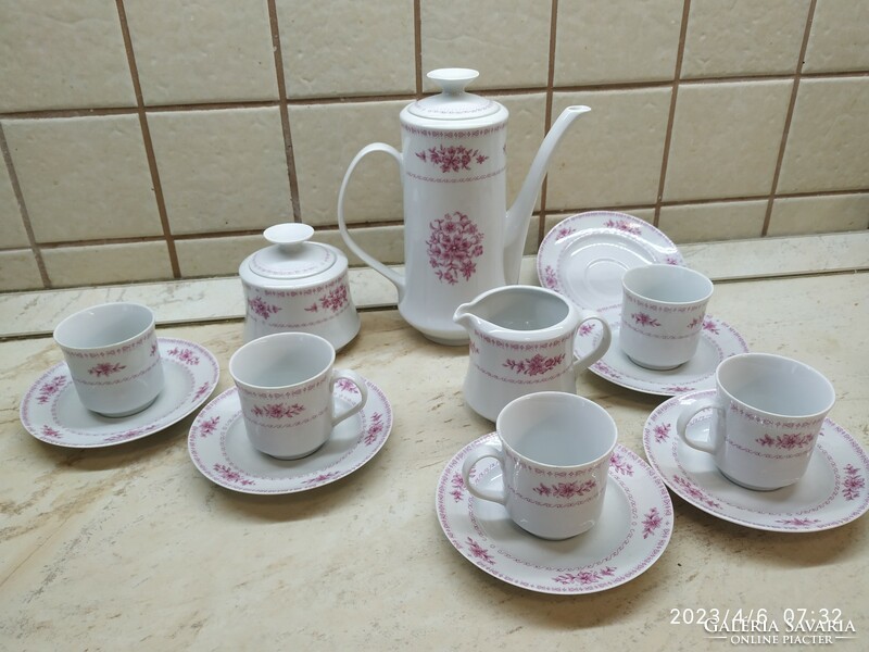 Alföldi porcelain coffee set or replacement set for sale! 1 cup is missing