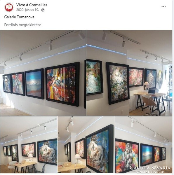Anastasiya tumanova- margot - acrylic, canvas 138x105 cm