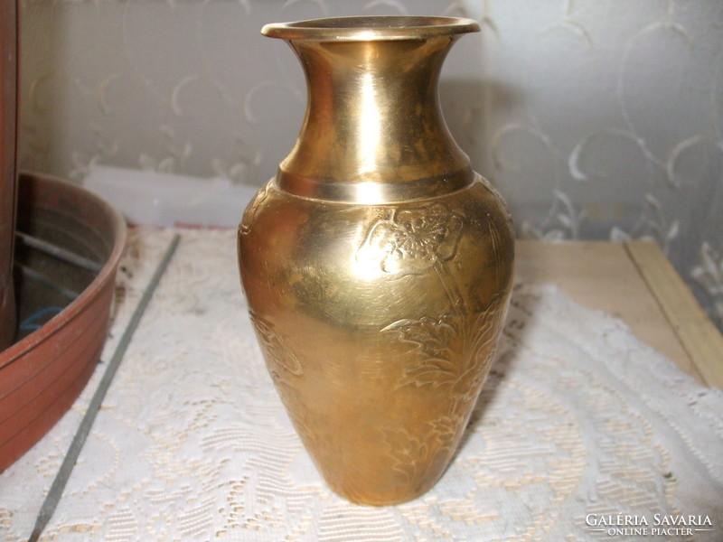Rare solid copper vase