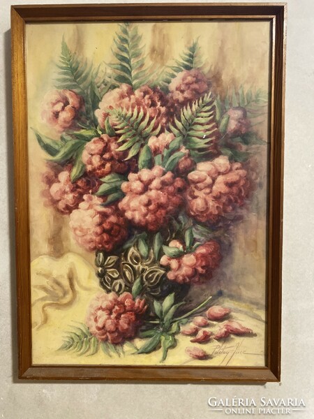 Palotay Alice: a bouquet of flowers in a vase