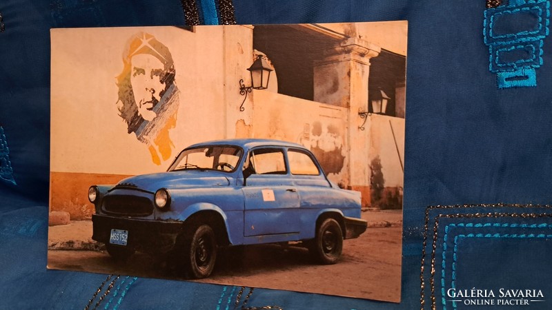 Old car, postcard 15 (m3644)