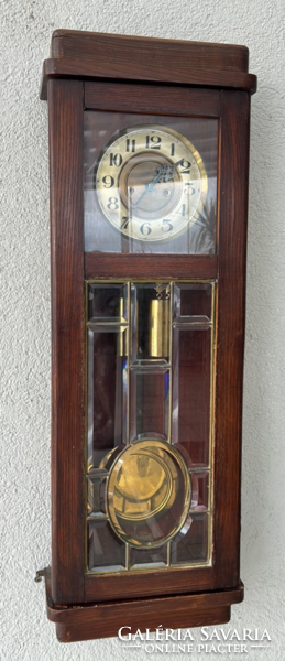 Antique art nouveau wall clock
