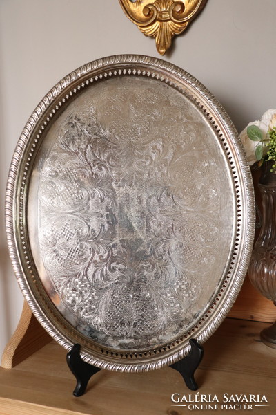 Silver plated tray