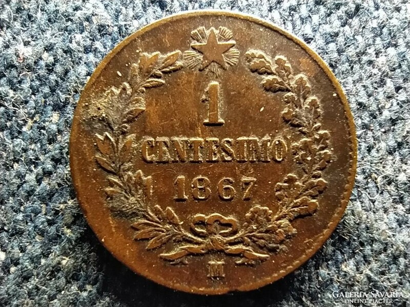 Italy ii. Viktor Emánuel (1861-1878) 1 centimeter 1867 m (id57601)