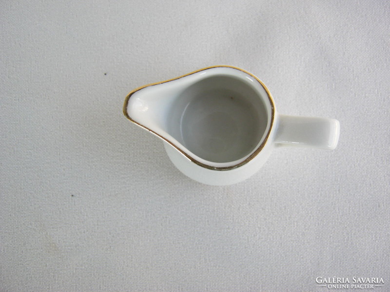 Hollóházi porcelán mini tejszín kiöntő