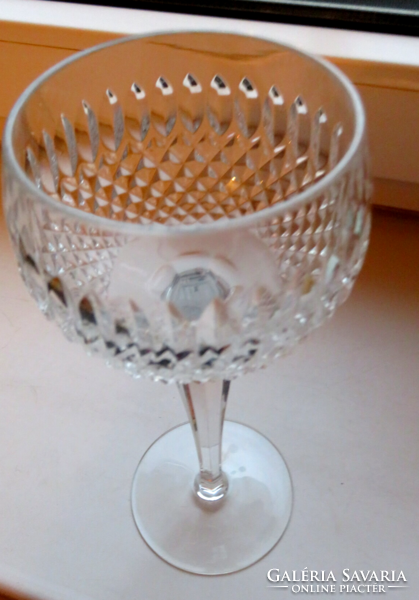 6 darab, kristály pezsgős pohár, 1982-ből