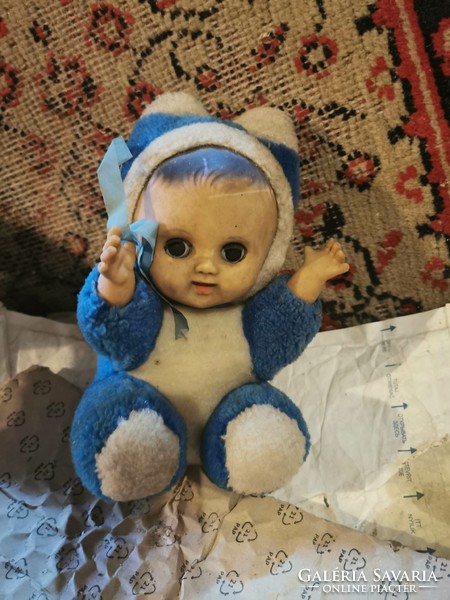 Retro doll in a bunny costume