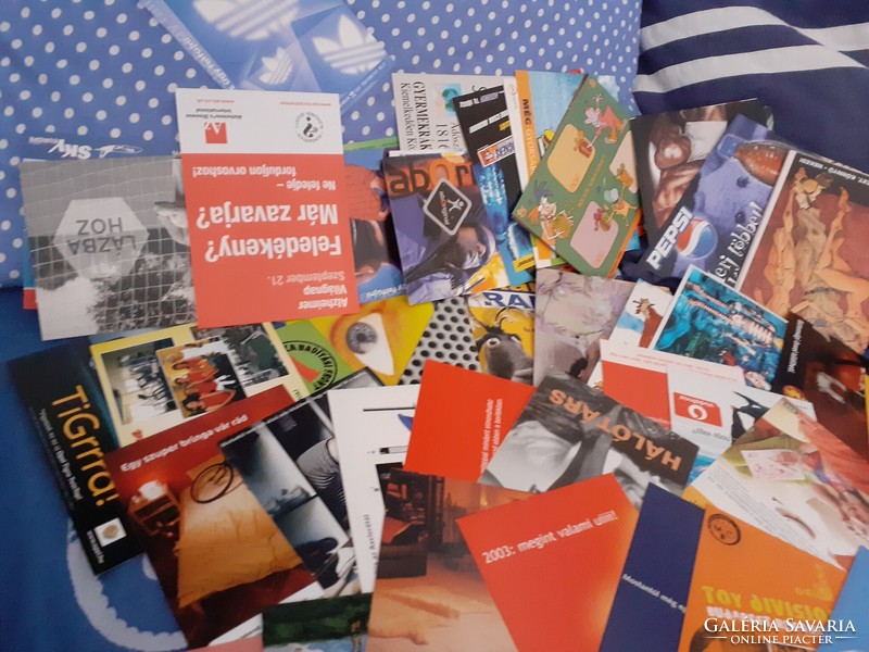 Reklám képeslap hatalmas gyűjtemény postatiszta est card boomerang stb kb 120 db