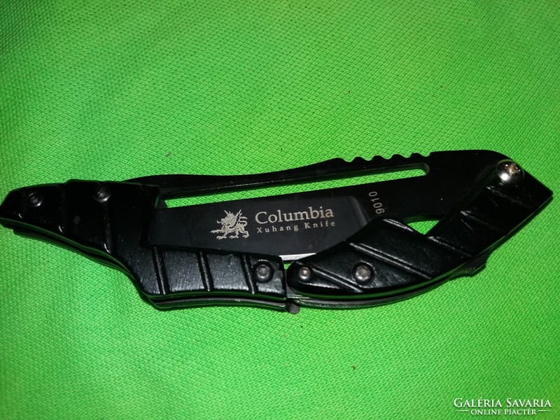Érdekes  "kommandós " katonai összecsukható Columbia Xuhang knife zsebkés bicska a képek szerint