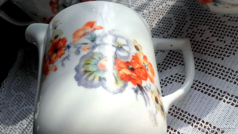 Drasche poppy pattern 2 stitches. Tea set - art&decoration