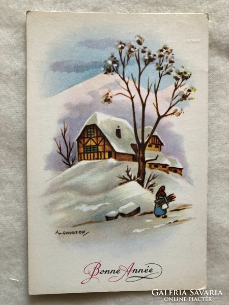 Régi Karácsonyi képeslap             -2.
