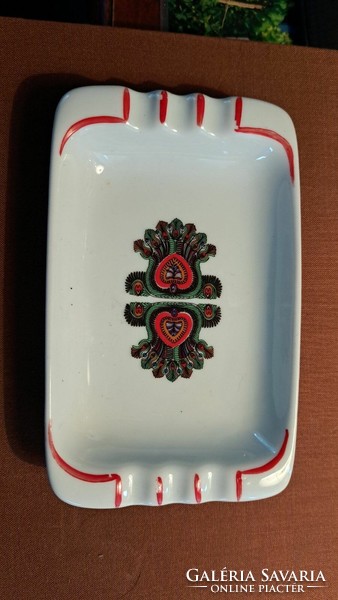 Tungsram, Hollóházi  porcelán.Mérete:13.5x8.5 cm.