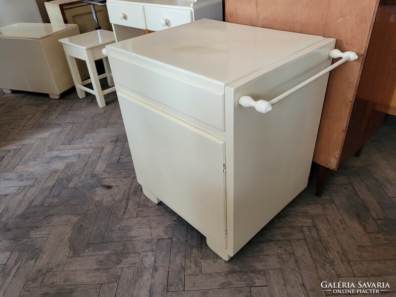Old vintage pine wood washstand folk washstand cabinet bathroom furniture washstand