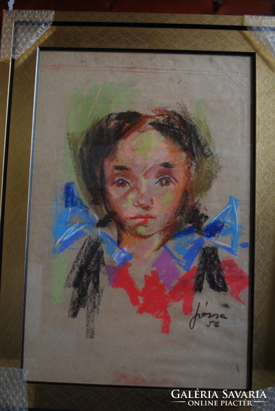 Józsa's portrait of a little girl