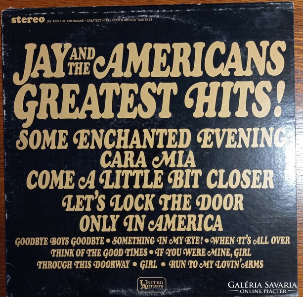 Jay and the americans greatest hits / vinyl record