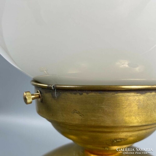 Gusum svéd gömb sárgaréz lámpa 1940-es évek