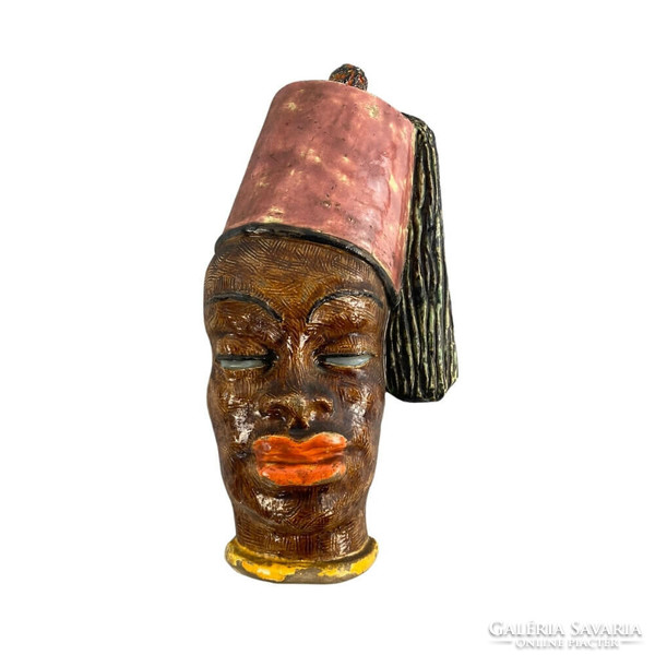 Art deco ceramic head from around 1920