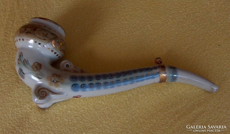 Porcelain pipe is a very rare and interesting piece
