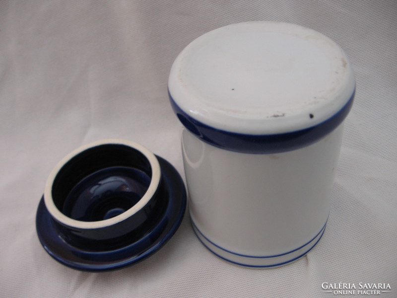 Blue and white porcelain jar