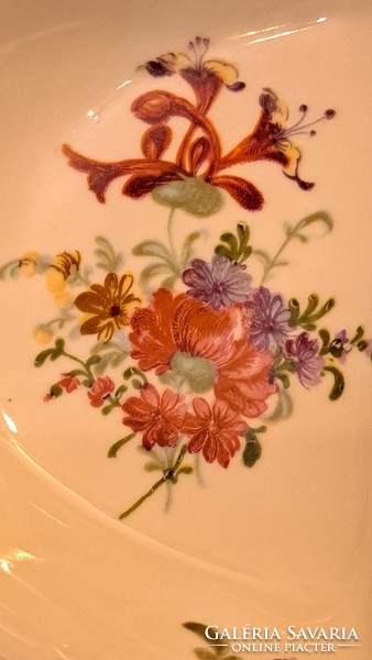 Antik porcelán kínálótál, Victoria asztalközép (M3612)