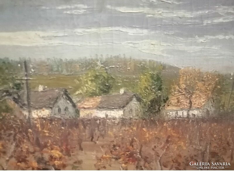 Sándor Szolnay (1893-1950) - Transylvanian landscape - large, original oil painting.