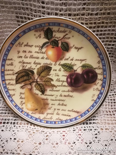 English porcelain decorative plate