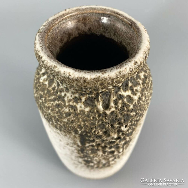 Mid-century scheurich natural effect ceramic vase 1960 