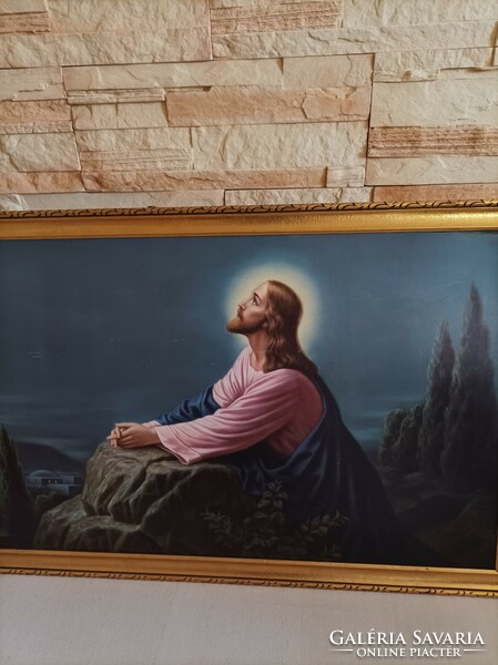 Jézus az olajfák hegyén - Nagy méretű keretezett nyomat