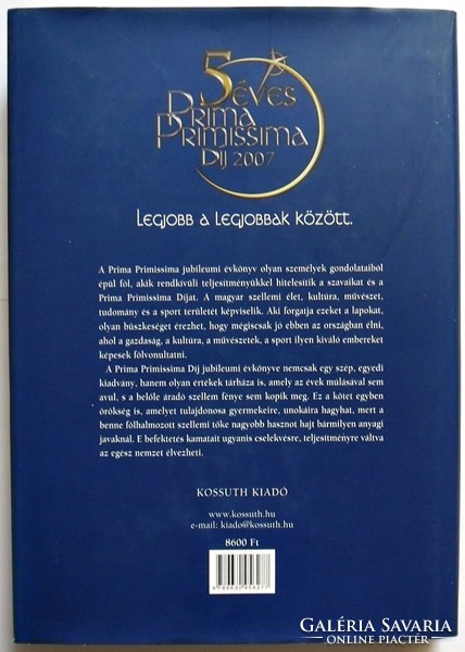 Prima Primissima évkönyv 2003-2007