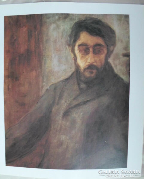 Rippl-Rónai József-nyomat: Bonnard festő arcképe (1897)