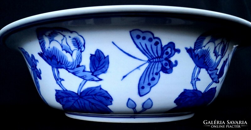 Dt/183 - beautiful butterfly English earthenware bathroom set