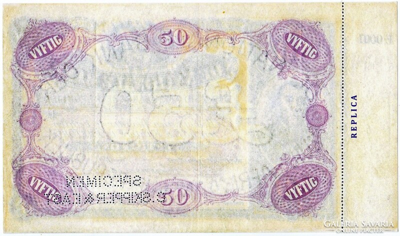 Dél-afrikai Köztársaság 50 Dél-Afrikai font 1892 REPLIKA