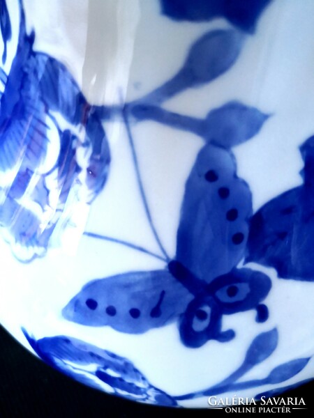 Dt/183 - beautiful butterfly English earthenware bathroom set