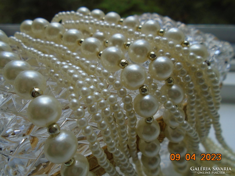 8-row tekla pearl necklace