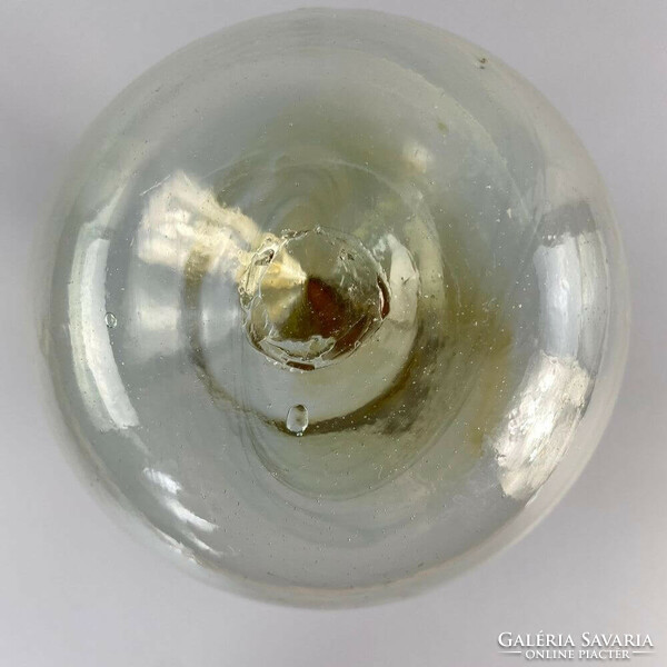 19th century blown glass. Vase/pourer/brandy