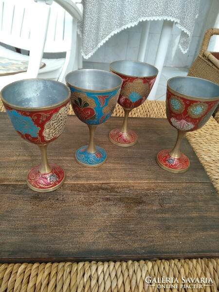 Copper goblets, Indian...