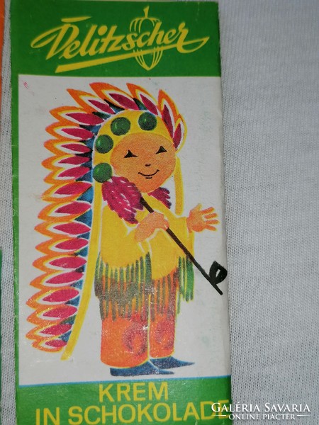 Delitzscher cream chocolate papers from the late sixties, very rare 101.