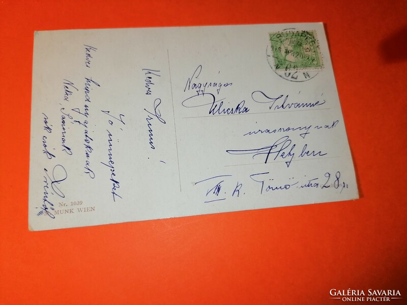 M.M Vienna- m. Work artist postcard 401.