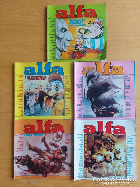 Alfa magazine, 1988, retro comics