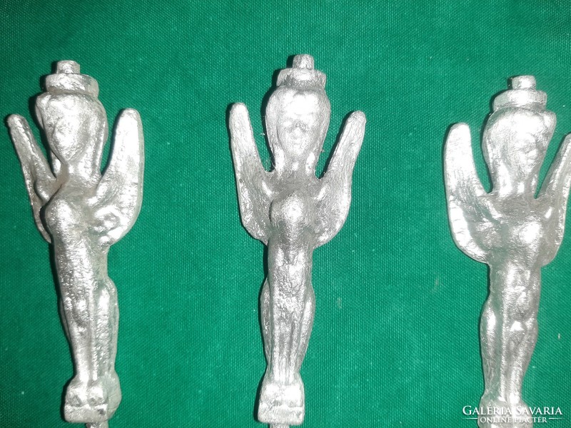 6 cherubs made of aluminum