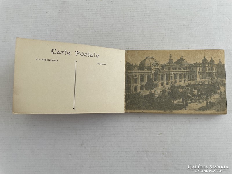 Rare old, antique Monaco, Monte Carlo postcard block containing 24 postcards, post clean
