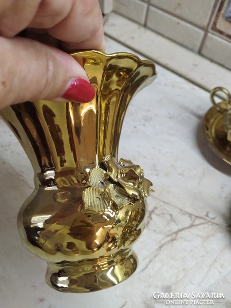 Gold glazed rose tea set for sale!