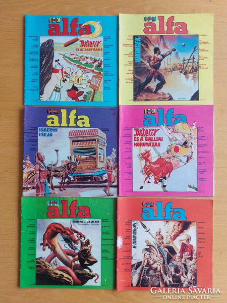 Alfa magazine, 1987, retro comics