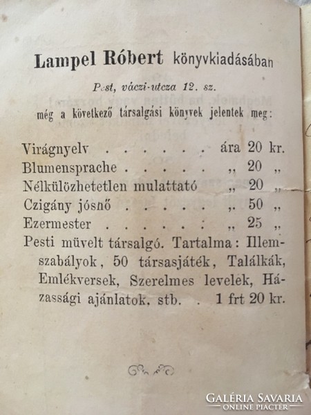 /1873/Izabella Királynő Legyező-Nyelve. Spanyol kútfők után írta Rejtey Regina. Pest Kiadja Lamper R