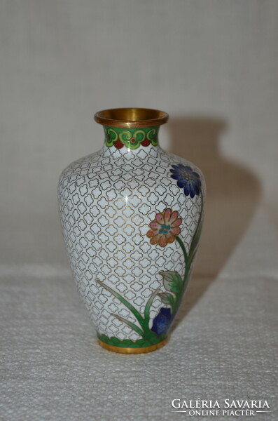 Small vase with partition enamel ( dbz 00121 )