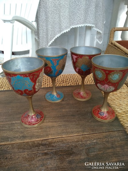 Copper goblets, Indian...