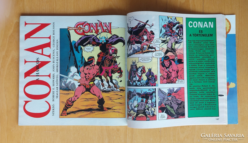 Conan, ​the warrior - alpha special issue, 1988, retro youth magazine