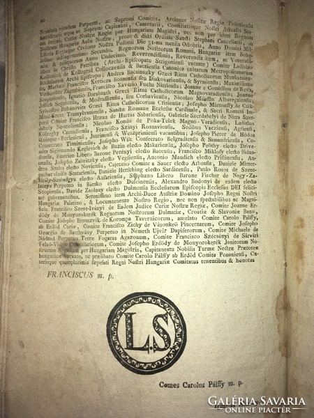 1802/Statutory extract. Ignác Almásy, Károly Pálfy
