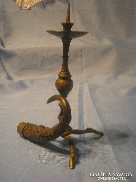 N27 antique hunter unique beautiful relic candle holder rarity respect for the fallen game rarity