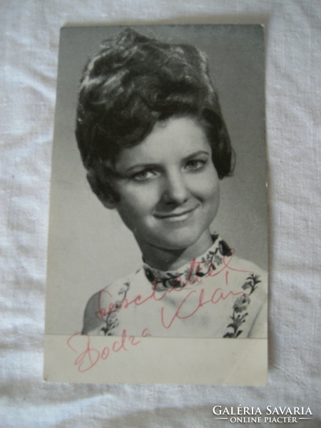 Autographed photo by Bodza skärma